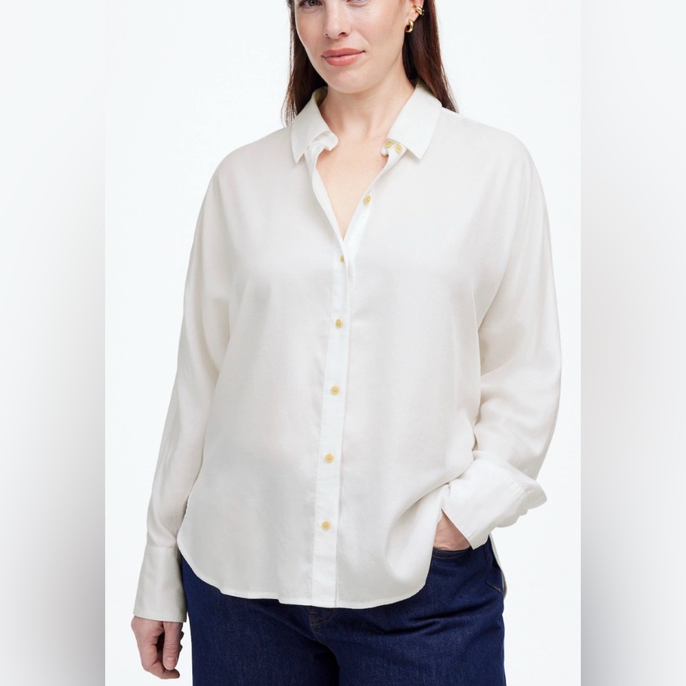 Madewell Relaxed Dolman Button-Up Women's Shirt XS